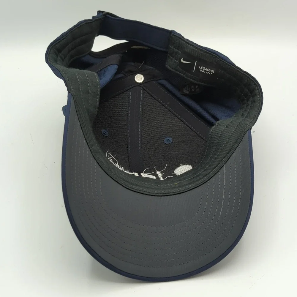 Nike Dri-Fit Legacy91 Ignite Hat Navy Blue Adjustable Baseball Cap Unisex OSFM